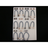 Концевики для шнурків (наконечники) золото