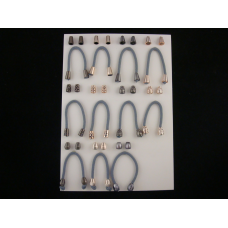 Концевики для шнурків (наконечники) золото