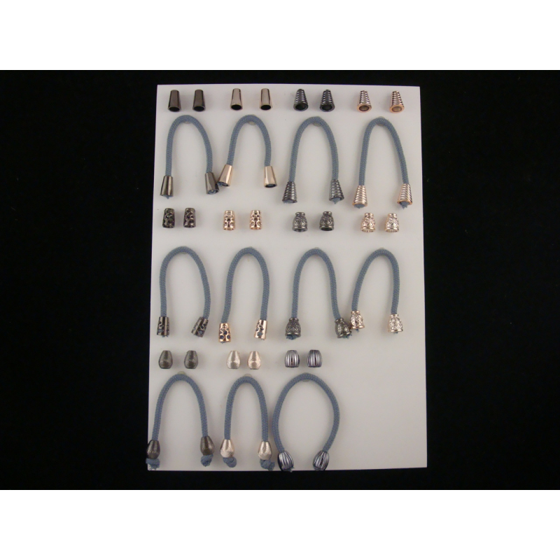 Концевики для шнурків (наконечники) золото Концевики для шнурків (наконечники) золото