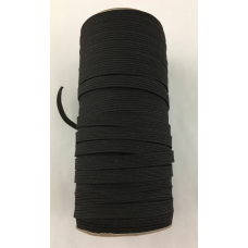 Гумка галантерейна 8 мм чорного кольору 100 метрів