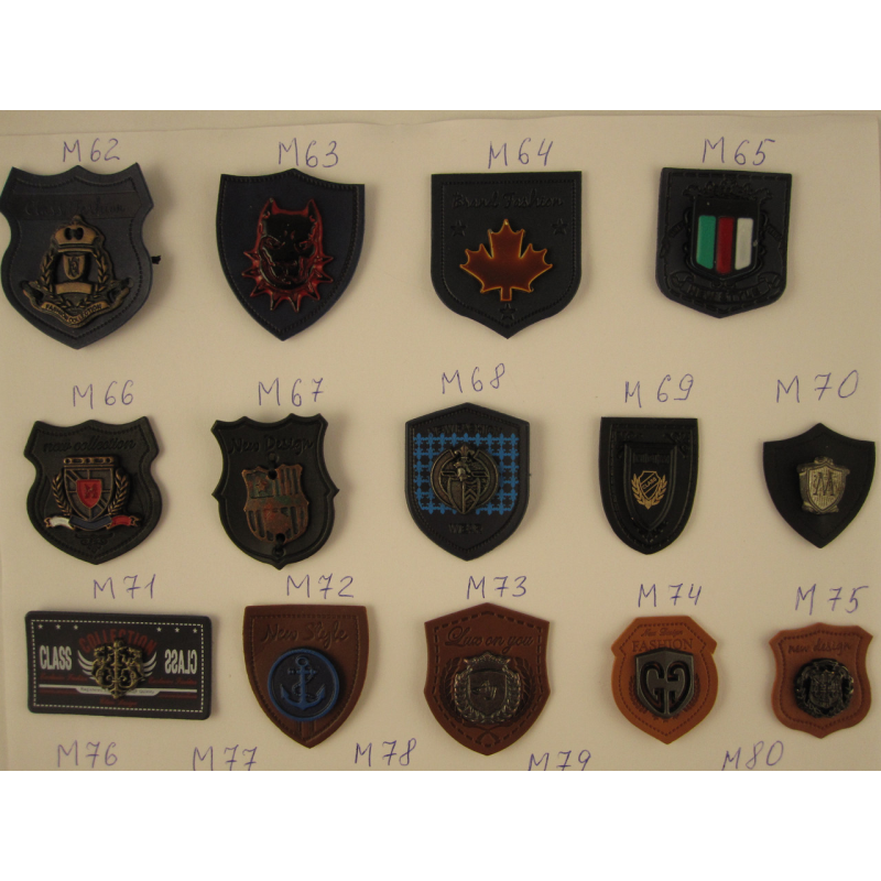 Нашивки декоративні метал