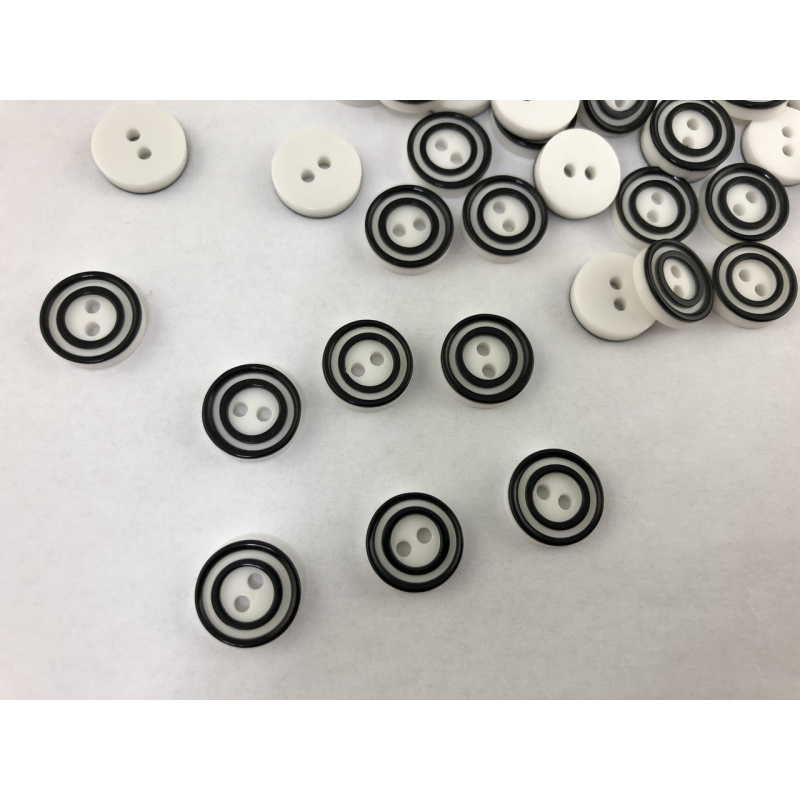 Ґудзик сорочковий 18 чорний