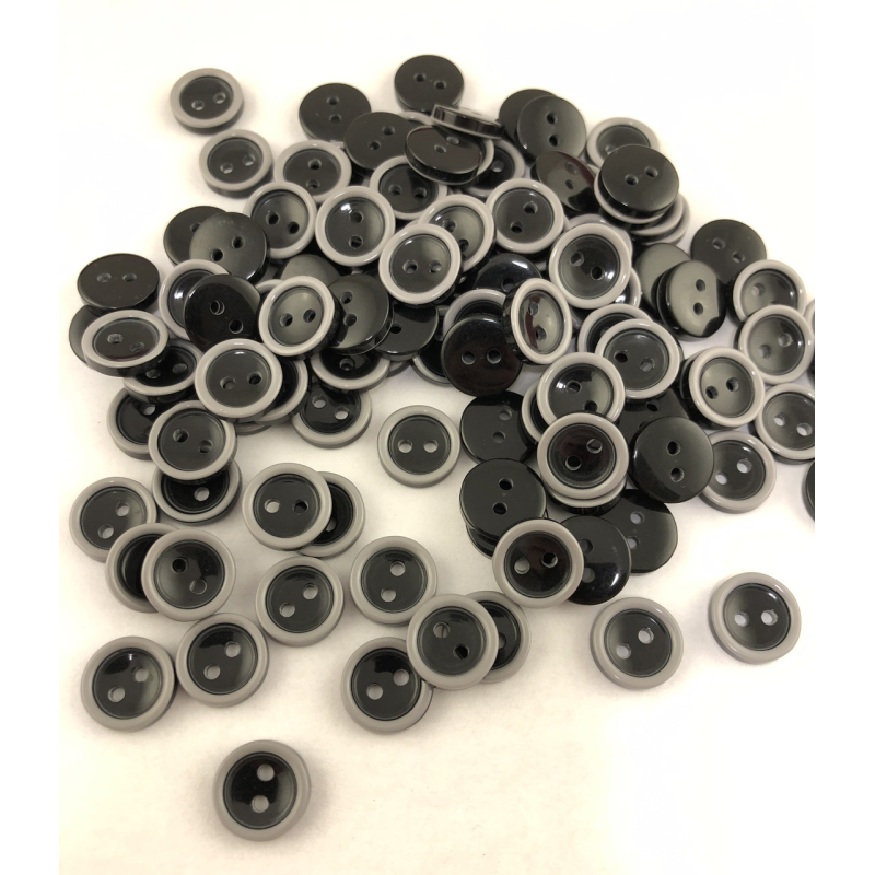 Ґудзик сорочковий сірий