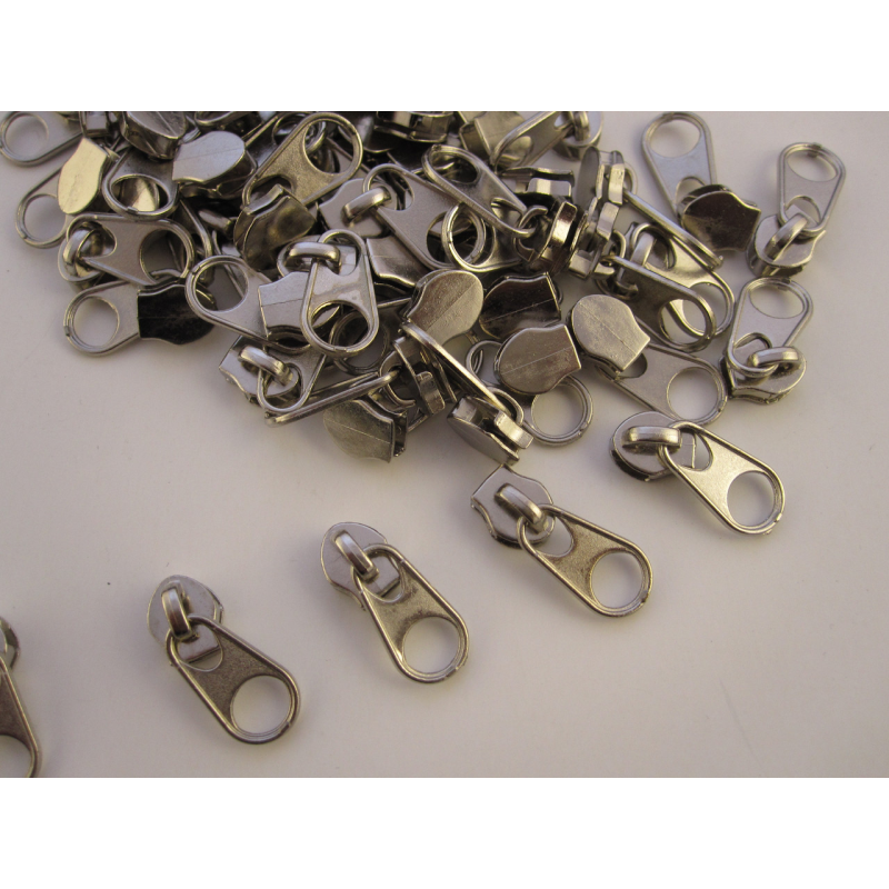 Бігунок на спіральну блискавку номер 3 нікель Бігунок на спіральну блискавку номер 3 нікель