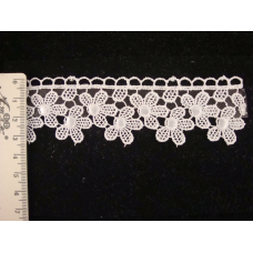 Мереживо синтетичне молочного кольору