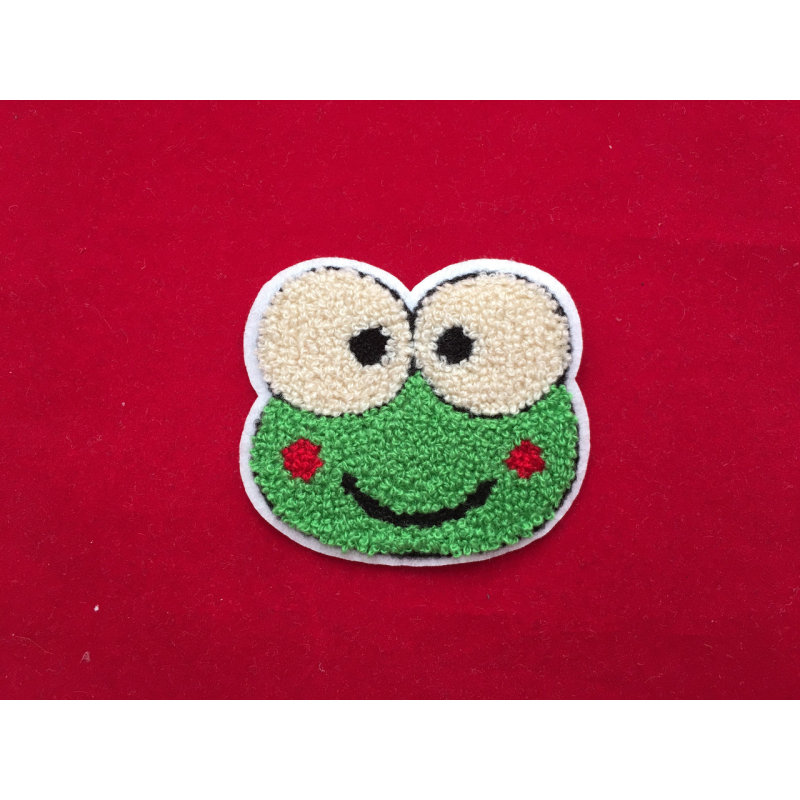 Нашивка жаба 8 см на 9 см