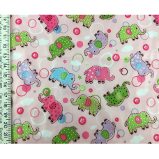 Плащівка слоники на рожевому