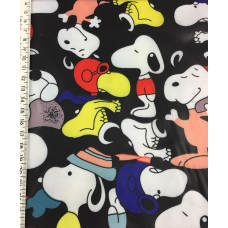 Плащівка снупі на чорному