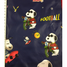 Плащівка снупі на темно-синьому спорті