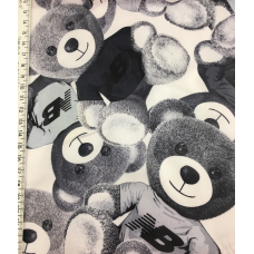 Плащівка ведмеді на сірому тлі