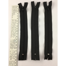 Блискавка для спідниці 18 см чорного кольору