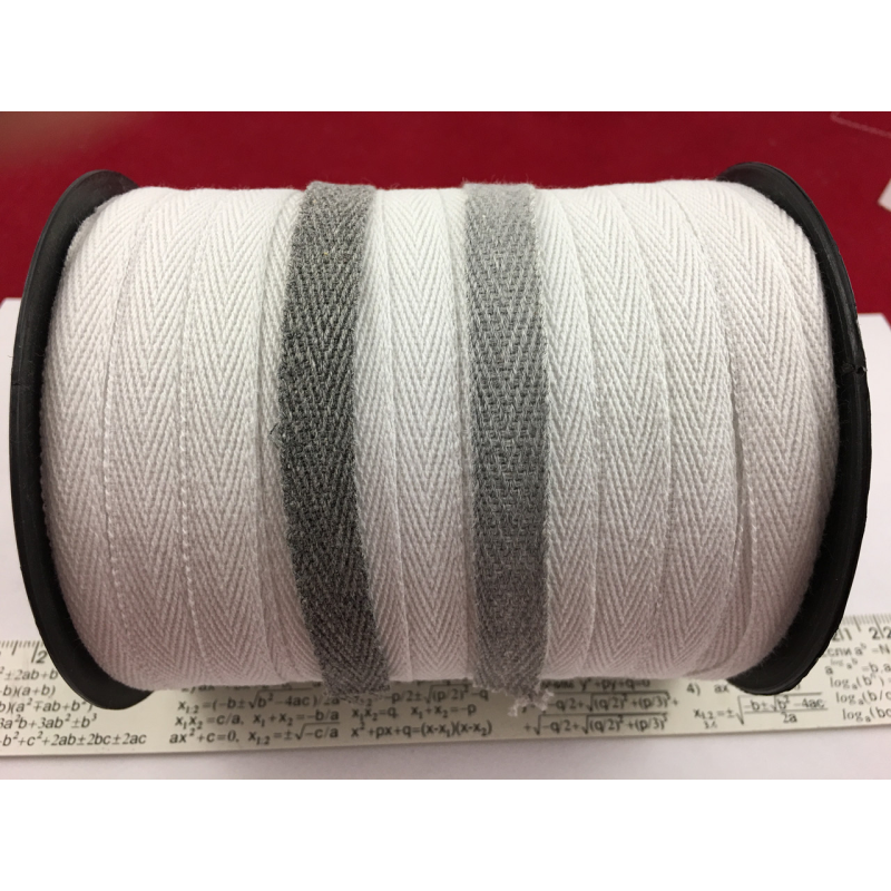 Тасьма бавовна 10 мм меланж