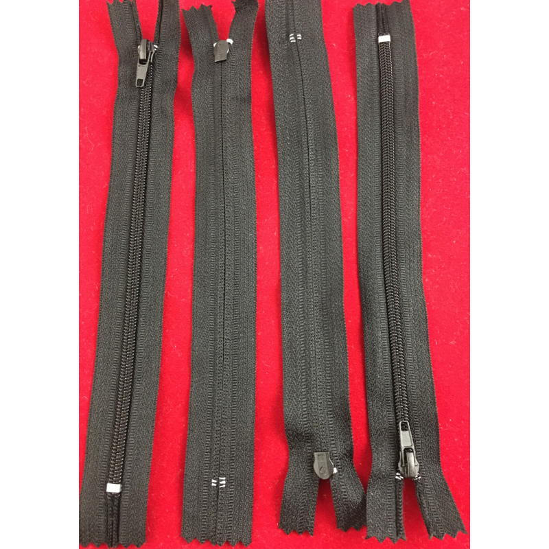 Блискавка для штанів 18 см чорного кольору