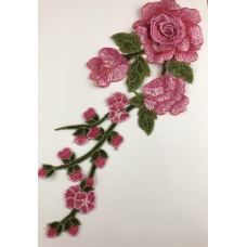 Троянда 6001 рожевого, блакитного,фіолетового та жовтого кольорів