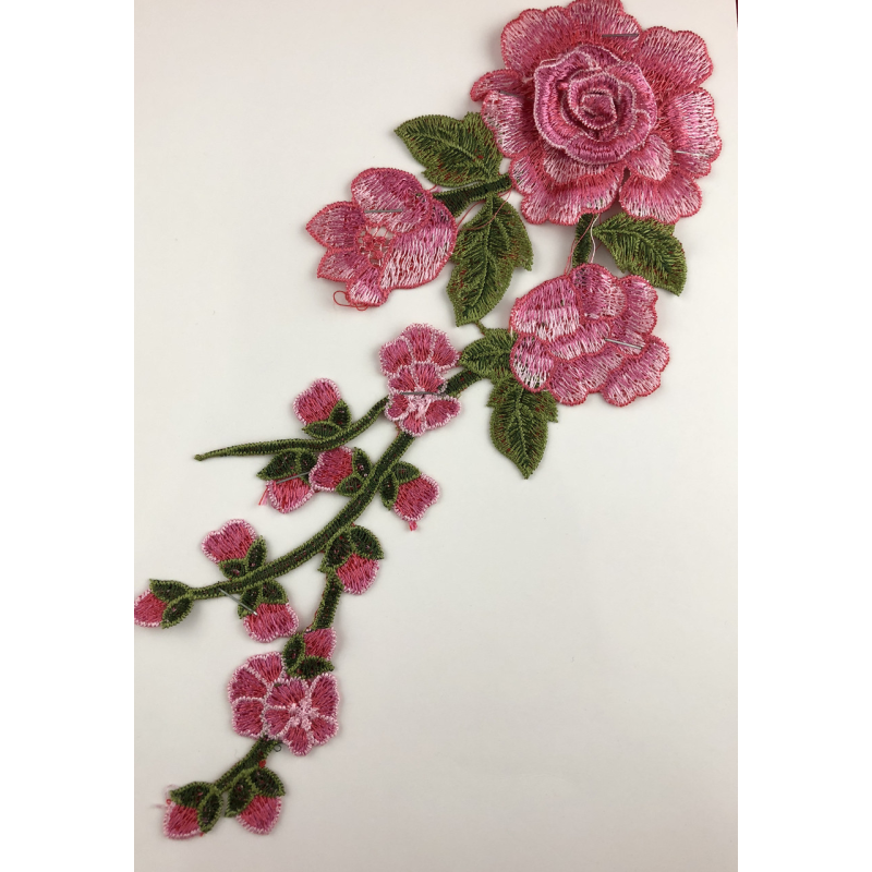 Троянда 6001 рожевого, блакитного,фіолетового та жовтого кольорів