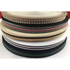 Тасьма репсова 1 см різнобарвна