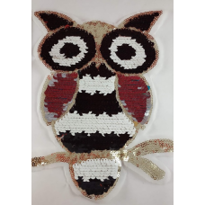 Нашивка з паєток сова