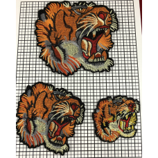 Тигр аплікація в різних розмірах