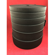 Гумка для одягу чорна 40 метрів 20 мм