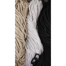 Шнур косиця 8 мм Білий