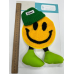 Аплікація плюшева смайлик жовтий Аплікація плюшева смайлик жовтий