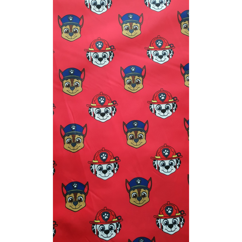 Плащівка дитяча патруль на червоному