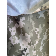 Тканина Плащівка на мембрані ширина 1.5 м піксельна (водонепроникна)