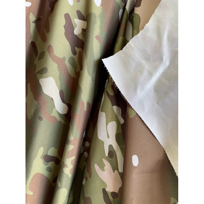 Тканина Плащівка на мембрані ширина 1.5 м мультикам (водонепроникна)