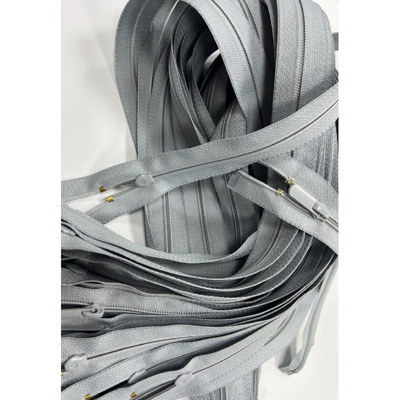 Змійка капронова Тип 7 спіральна 80 см (2311) сіра