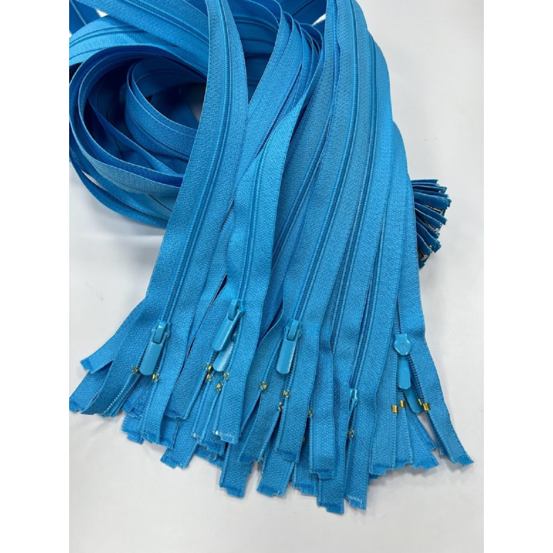 Змійка капронова Тип 7 спіральна 80 см (2483) блакитна