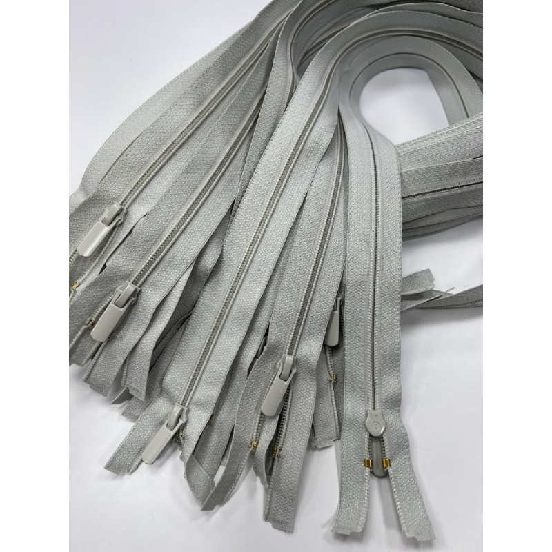 Змійка капронова Тип 7 спіральна 80 см (2158) світло-сіра