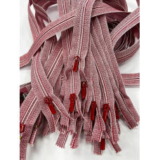 Змійка капронова Тип 7 спіральна 80 см червоний меланж