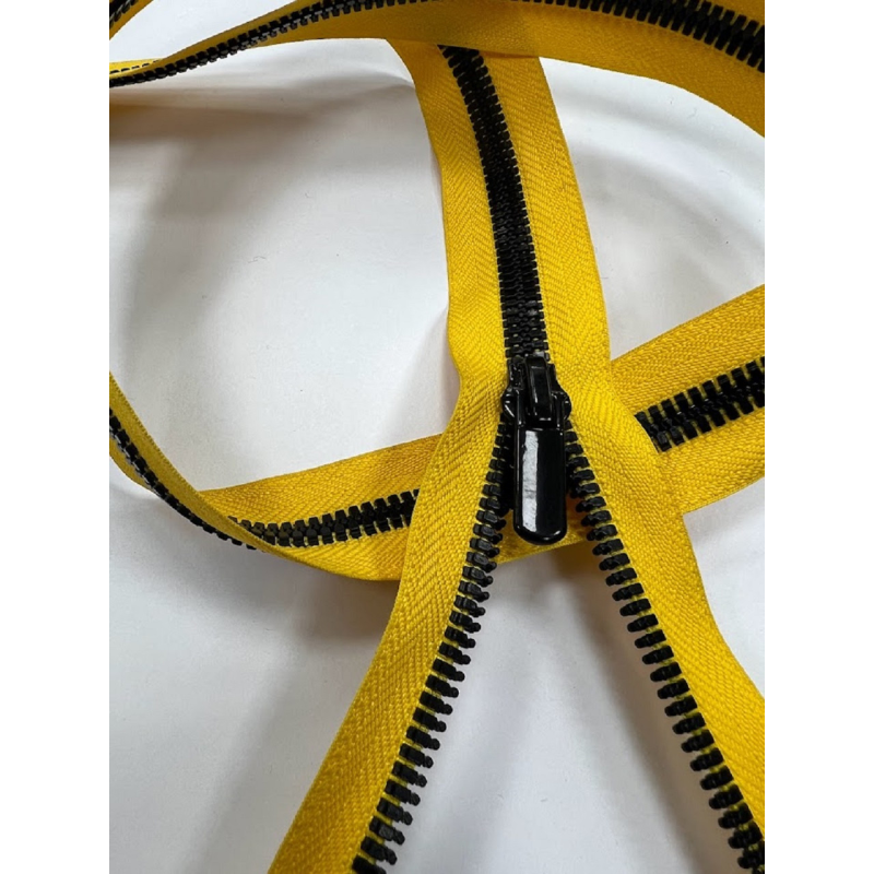 Змійка Тип 7 тракторна 80 см жовта з чорною ланкою