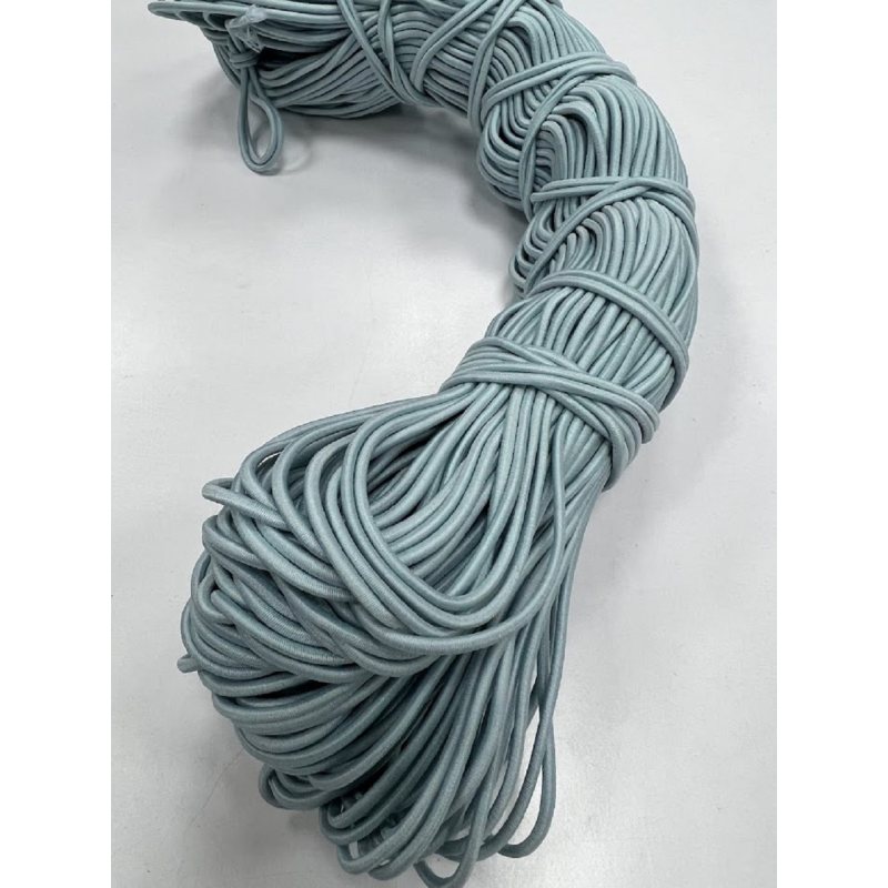 Гумка капелюшна 2.5 мм (світло-блакитна) 100 м Гумка капелюшна 2.5 мм (світло-блакитна) 100 м