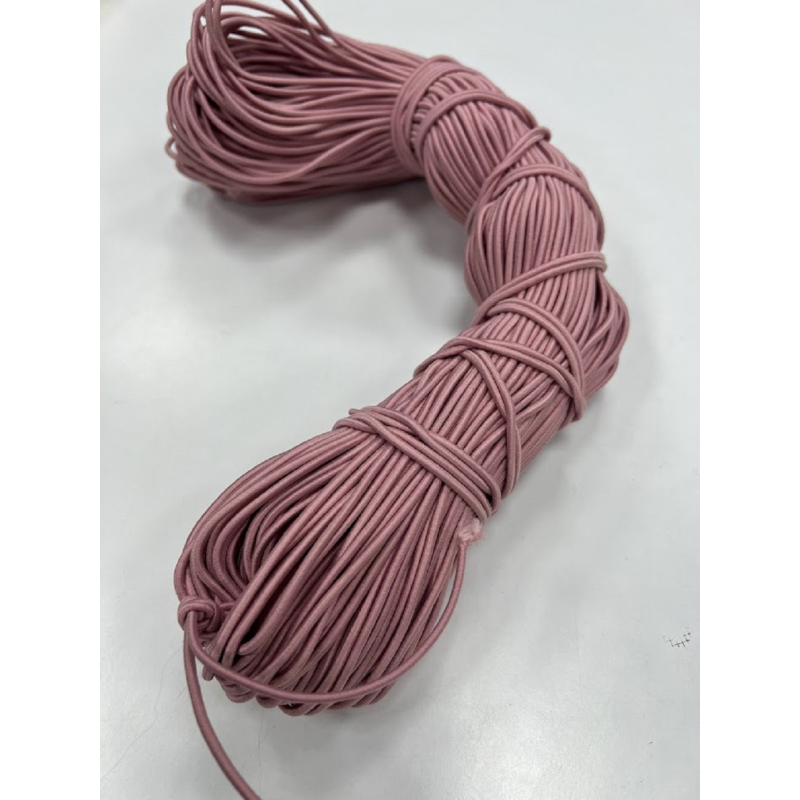 Гумка капелюшна 2.5 мм (рожева) 100 м Гумка капелюшна 2.5 мм (рожева) 100 м