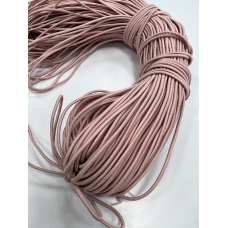 Гумка капелюшна 2.5 мм (пудра) 100 м