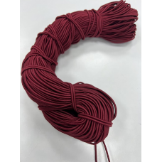 Гумка капелюшна 2.5 мм (бордо) 100 м