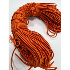 Гумка капелюшна 2.5 мм (жовтогаряча) 100 м