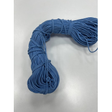 Гумка капелюшна 2.5 мм (блакитна) 100 м