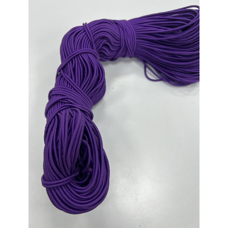 Гумка капелюшна 2.5 мм (фіолетова) 100 м Гумка капелюшна 2.5 мм (фіолетова) 100 м