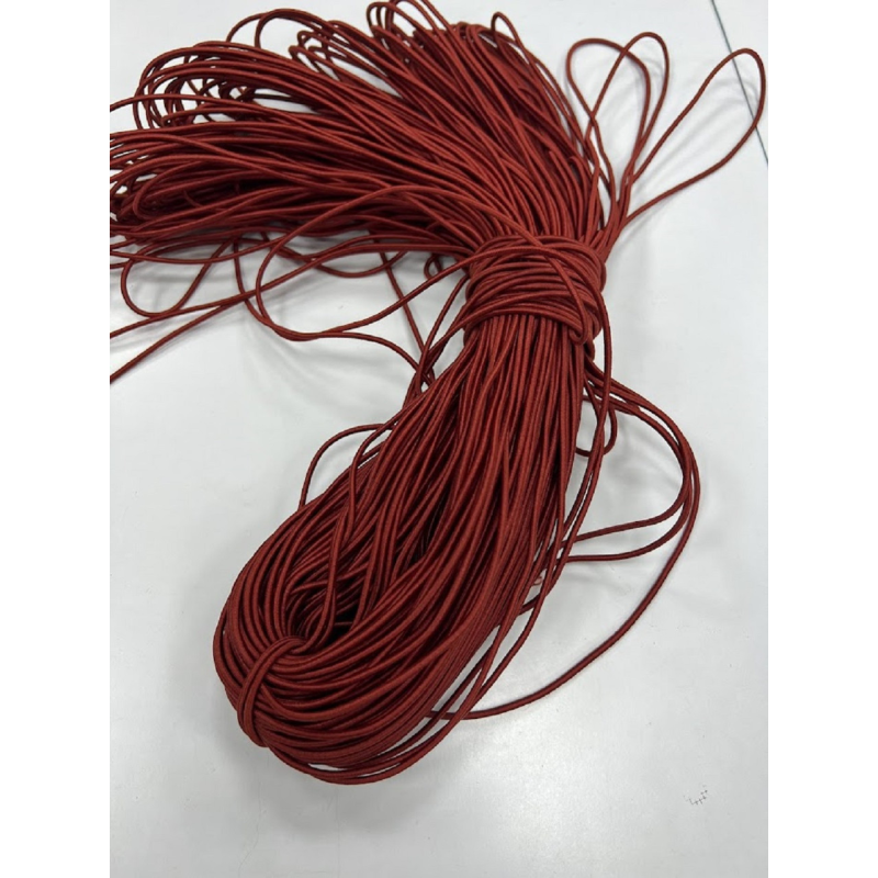 Гумка капелюшна 2.5 мм (теракот) 100 м Гумка капелюшна 2.5 мм (теракот) 100 м