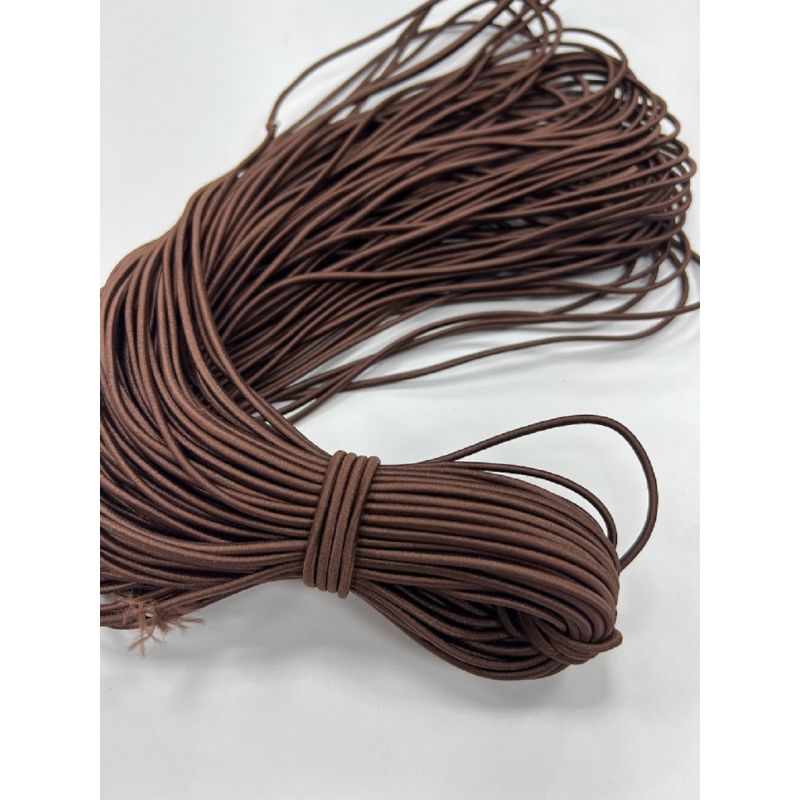 Гумка капелюшна 2.5 мм (коричнева) 50 м Гумка капелюшна 2.5 мм (коричнева) 50 м