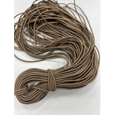 Гумка капелюшна 2.5 мм ( темні беж) 50 м