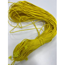 Гумка капелюшна 2 мм (жовта) 100 м