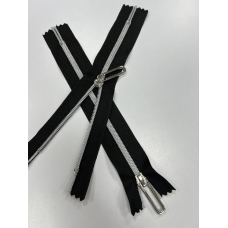 Блискавка Сільвер спіральна 18 см (чорна) турція