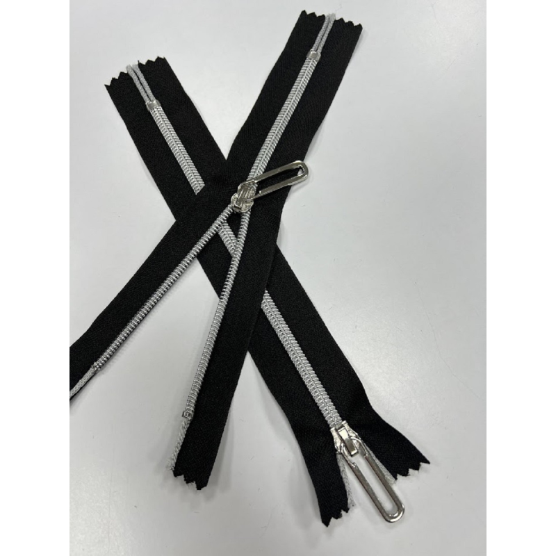 Блискавка Сільвер спіральна 18 см (чорна) турція