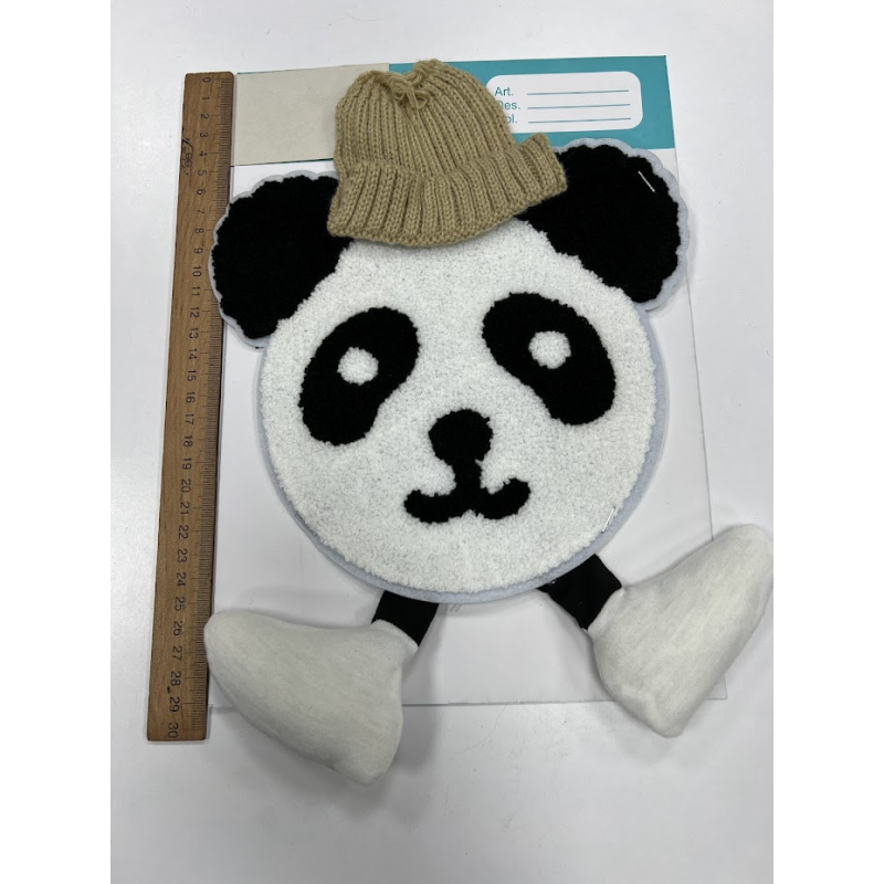 Аплікація плюшева Ведмедик панда