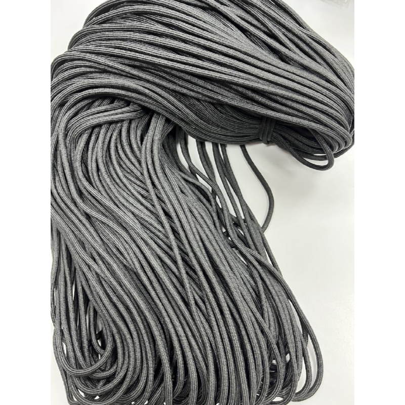 Шнур круглый с наполнителем 4 мм (черный) Шнур круглый с наполнителем 4 мм (черный)