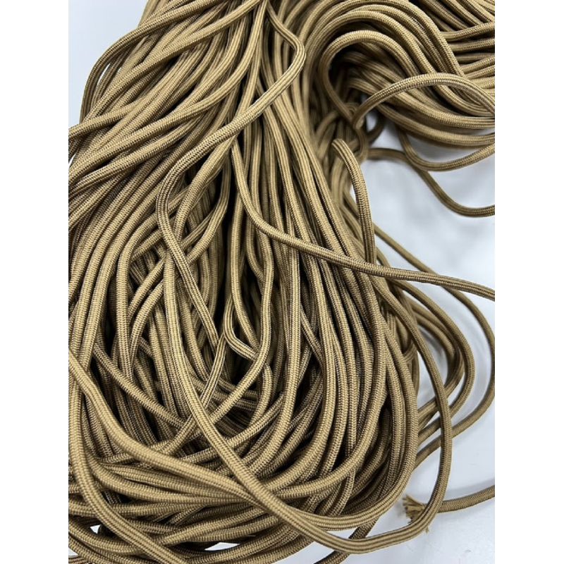 Шнур круглий із наповнювачем 4 мм (кайот)