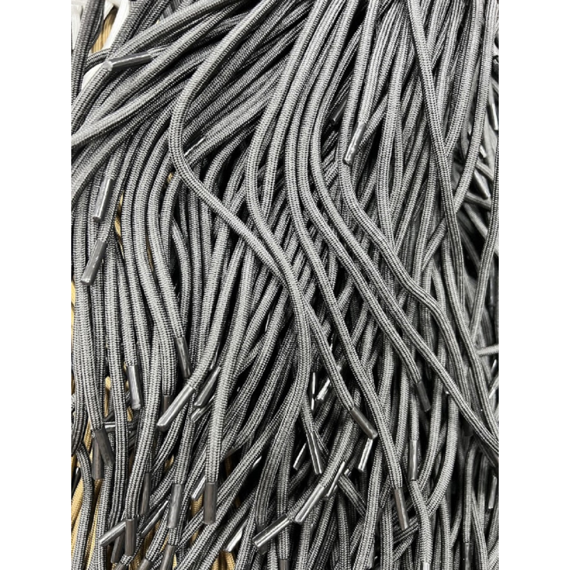 Шнур круглый с наполнителем 4 мм (черный) 1.5 м